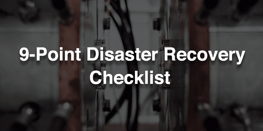 disaster-recovery-manufacturer