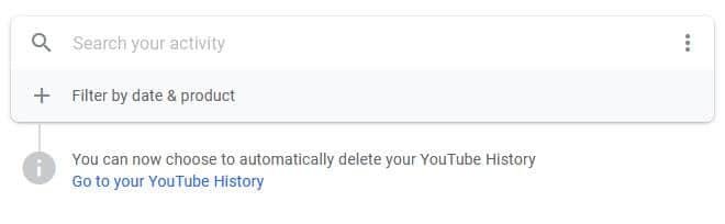 Google Knows a Lot About You. Here’s How to Control It 4 search activity log interface